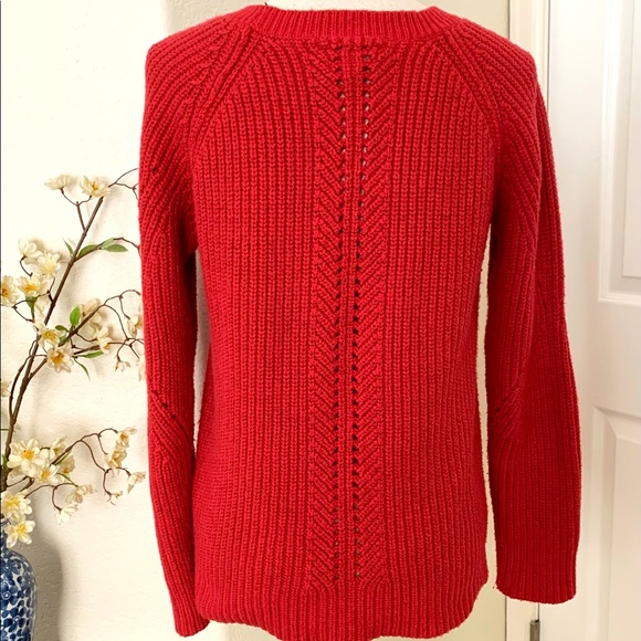 LUCKY 🍀 BRAND pullover pointelle sweater - Picture 8 of 12